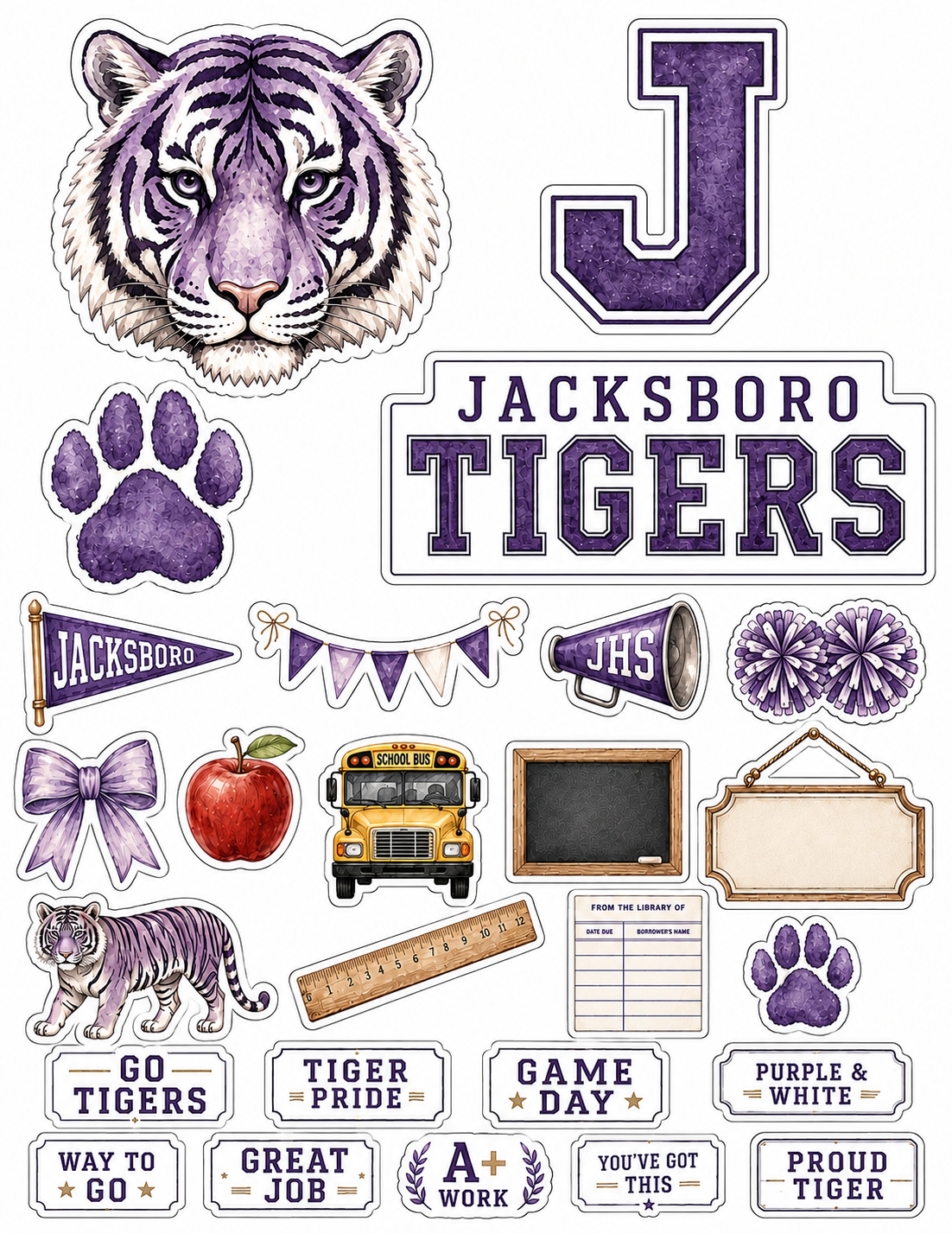 Back to School Sticker Packet