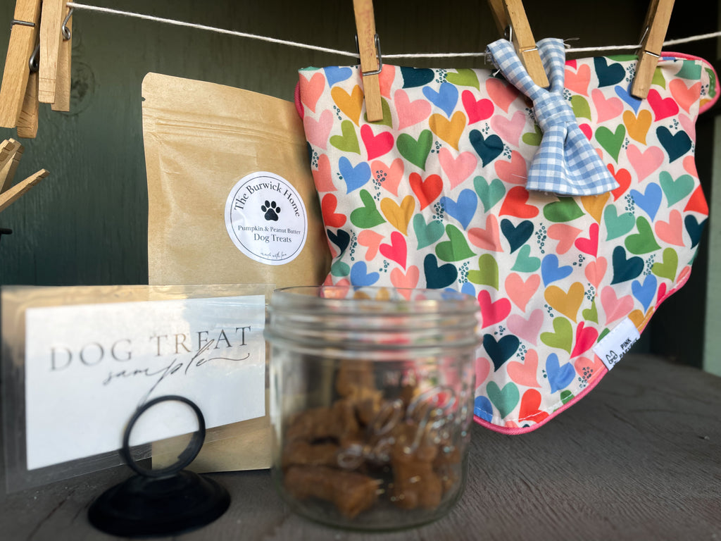 Pup Package: Hearts Bandana Edition