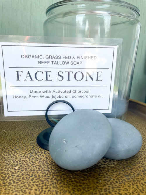 Charcoal Tallow Face Stone
