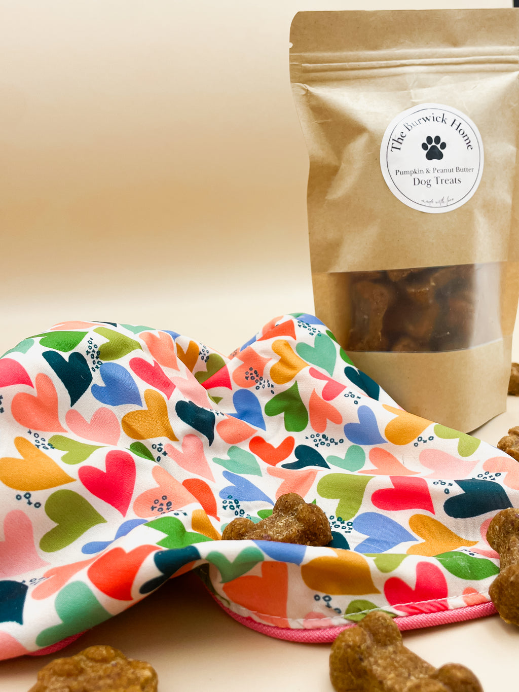 Pup Package: Hearts Bandana Edition