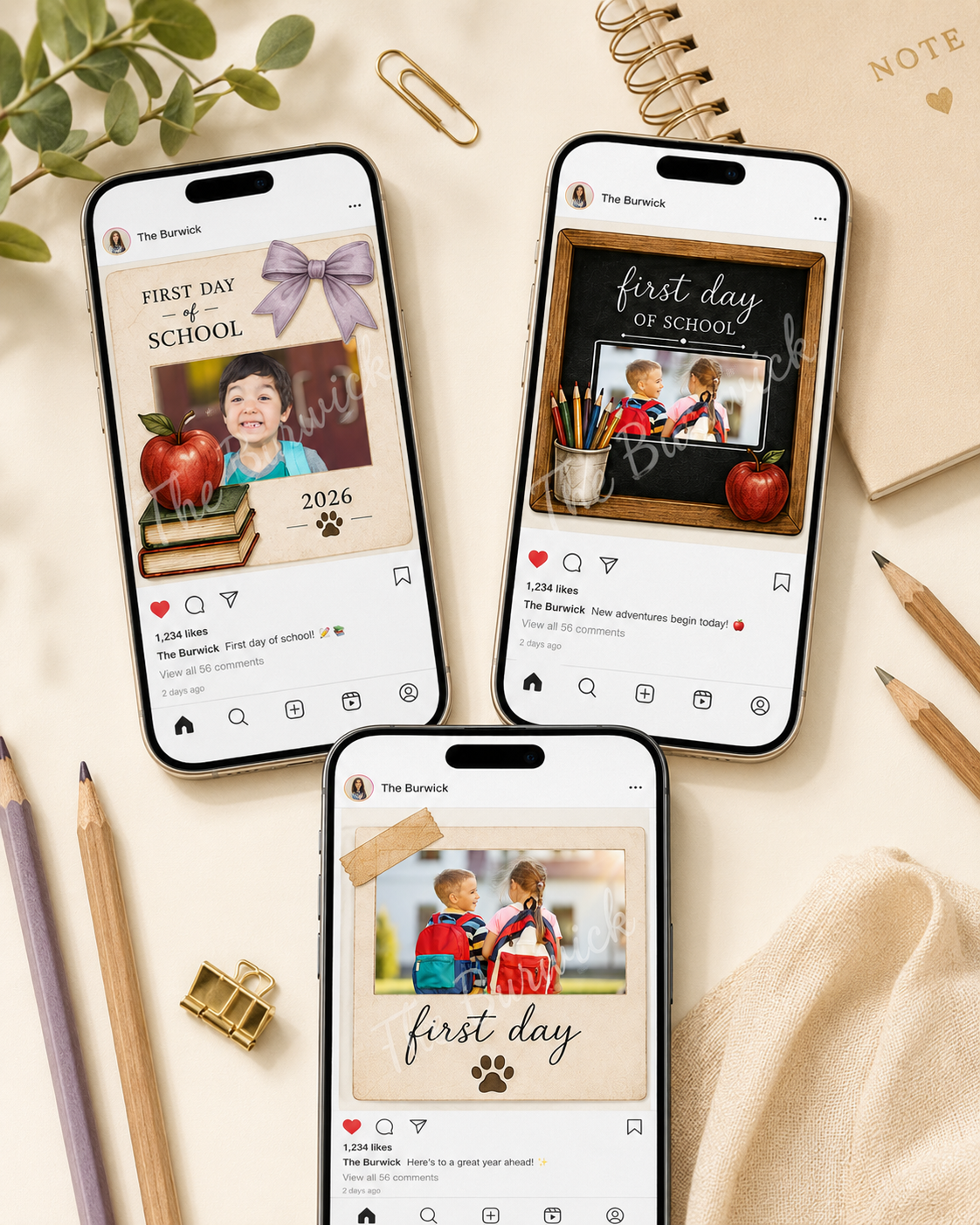 Back To School Digital Sticker Pack
